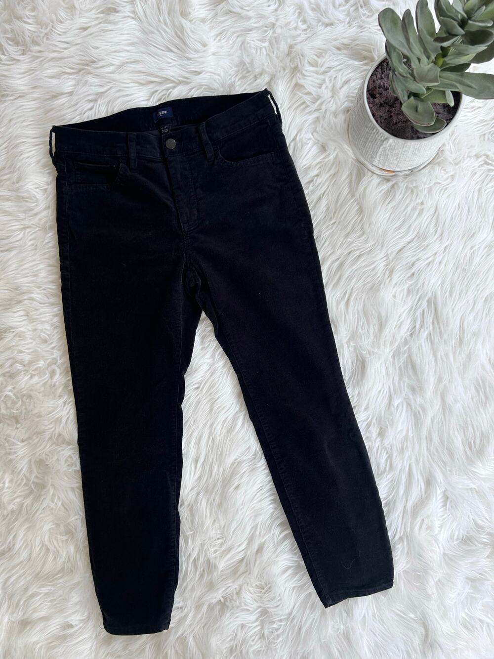 J. Crew Women’s Black Corduroy Pants